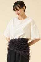 【マルティニーク/martinique】のブライトローンTブラウス 人気、トレンドファッション・服の通販 founy(ファニー) ファッション Fashion レディースファッション Fashion for Women トップス・カットソー Cut & Sew Tops シャツ・ブラウス・オフィスカジュアル Elegant Blouses & Button-Ups おすすめ Recommended / Our Picks オーガンジー Organza Fabric ショート Short, Short Length シルク Silk, 100% Silk シンプル Simple, Minimal スリーブ Sleeve, Long Sleeve / Short Sleeve フリンジ Fringe, Tassel ロング Long, Long-Length 新作・新入荷 New Arrivals / New In |ID:prp329100004602792