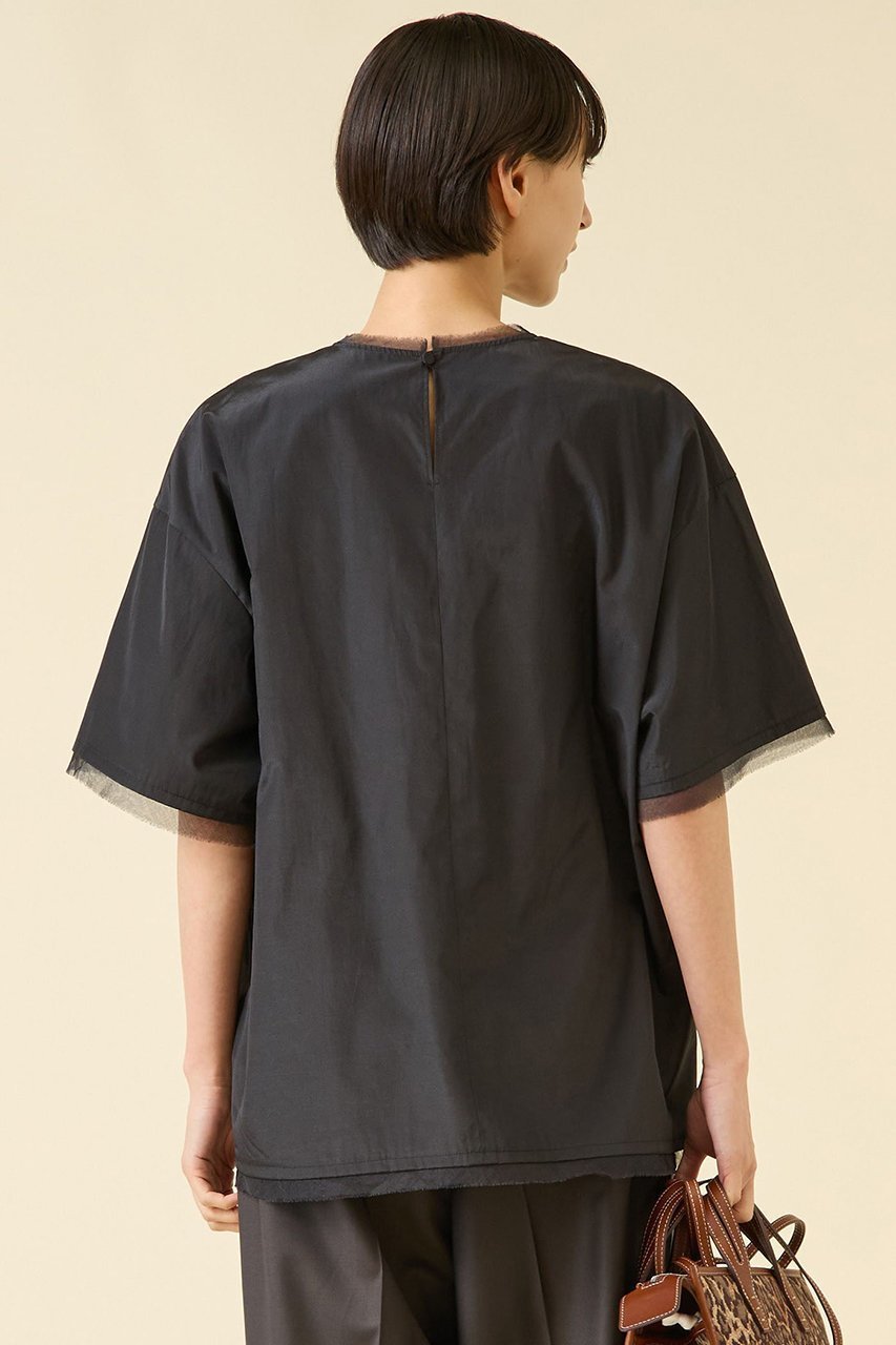 【マルティニーク/martinique】のブライトローンTブラウス 人気、トレンドファッション・服の通販 founy(ファニー) 　ファッション　Fashion　レディースファッション　Fashion for Women　トップス・カットソー　Cut & Sew Tops　シャツ・ブラウス・オフィスカジュアル　Elegant Blouses & Button-Ups　おすすめ　Recommended / Our Picks　オーガンジー　Organza Fabric　ショート　Short, Short Length　シルク　Silk, 100% Silk　シンプル　Simple, Minimal　スリーブ　Sleeve, Long Sleeve / Short Sleeve　フリンジ　Fringe, Tassel　ロング　Long, Long-Length　新作・新入荷　New Arrivals / New In　other-3|ID: prp329100004602792 ipo3291000000032732220