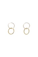 【マルティニーク/martinique】の【SASKIA DIEZ】ETERNAL EARRINGS SMALL BICOLOUR 人気、トレンドファッション・服の通販 founy(ファニー) ファッション Fashion レディースファッション Fashion for Women ジュエリー Jewelry ファッションリング Fashion Rings イヤリング・フープ・ドロップタイプ Hoop, Drop & Clip Earrings イヤリング Earrings シンプル Simple, Minimal エレガント 上品 Elegant |ID:prp329100004602808