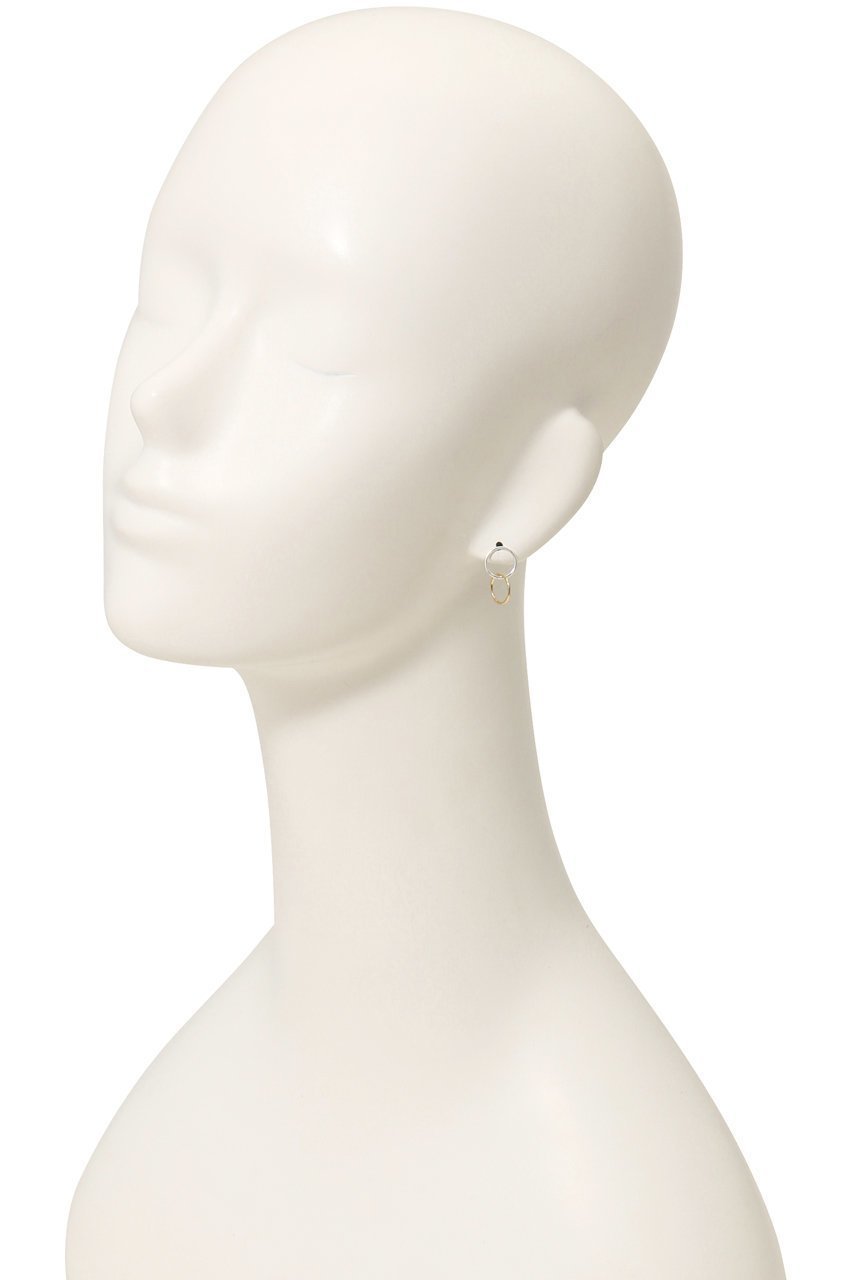 【マルティニーク/martinique】の【SASKIA DIEZ】ETERNAL EARRINGS SMALL BICOLOUR 人気、トレンドファッション・服の通販 founy(ファニー) 　ファッション　Fashion　レディースファッション　Fashion for Women　ジュエリー　Jewelry　ファッションリング　Fashion Rings　イヤリング・フープ・ドロップタイプ　Hoop, Drop & Clip Earrings　イヤリング　Earrings　シンプル　Simple, Minimal　エレガント 上品　Elegant　other-2|ID: prp329100004602808 ipo3291000000032732331