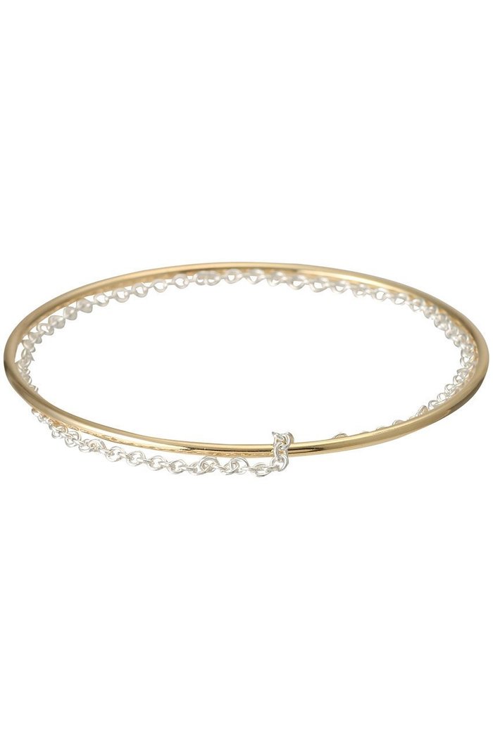 【マルティニーク/martinique】の【SASKIA DIEZ】ETERNAL BANGLE CHAINED インテリア・キッズ・メンズ・レディースファッション・服の通販 founy(ファニー) https://founy.com/ ファッション Fashion レディースファッション Fashion for Women ジュエリー Jewelry チェーン＆カフブレスレット Cuff & Chain Bracelets バングル・カフブレスレット Bangles & Cuff Bracelets コレクション Collection, Seasonal Line サークル Circle, Round Design シルバー Silver, Metallic Silver ジュエリー Jewelry, Accessories スタイリッシュ Stylish, Fashionable チェーン Chain, Chain Strap バングル Bangle, Bracelet |ID: prp329100004602809 ipo3291000000032732334