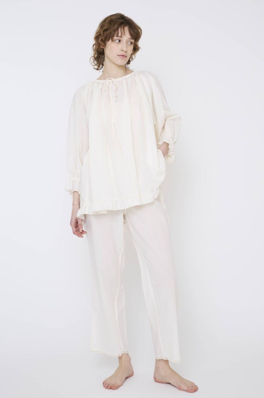 【ナナデコール/nanadecor】のチェリーブロッサムパジャマ 人気、トレンドファッション・服の通販 founy(ファニー) 　ファッション　Fashion　レディースファッション　Fashion for Women　おすすめ　Recommended / Our Picks　ギャザー　Gathered, Ruffled　パジャマ　Pajamas, Sleepwear　フェミニン　Feminine, Girly　フリル　Frill, Ruffle　リボン　Ribbon, Bow　リラックス　Relax, Relaxed Fit　レース　Lace, Lace Fabric　other-8|ID: prp329100004602832 ipo3291000000032977362