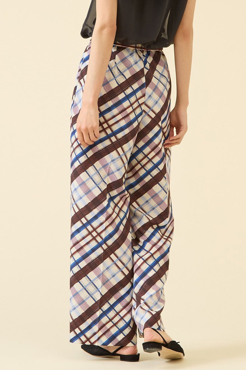 【マルティニーク/martinique】のcheckパンツ(セットアップ可) 人気、トレンドファッション・服の通販 founy(ファニー) 　ファッション　Fashion　レディースファッション　Fashion for Women　セットアップ　Matching Sets　レディースパンツ・ボトムス　Pants & Trousers / Bottoms　おすすめ　Recommended / Our Picks　シンプル　Simple, Minimal　ジョーゼット　Georgette, Semi-Sheer Fabric　ストレート　Straight, Straight Cut　セットアップ　Set-Up, Coordinated Outfit　チェック　Check, Plaid, Tartan　ノースリーブ　Sleeveless, No-Sleeve　バイアス　Bias, Diagonal Cut　フラット　Flat, Flat Shoes　フロント　Front, Front Design　リラックス　Relax, Relaxed Fit　新作・新入荷　New Arrivals / New In　other-3|ID: prp329100004602856 ipo3291000000032732765