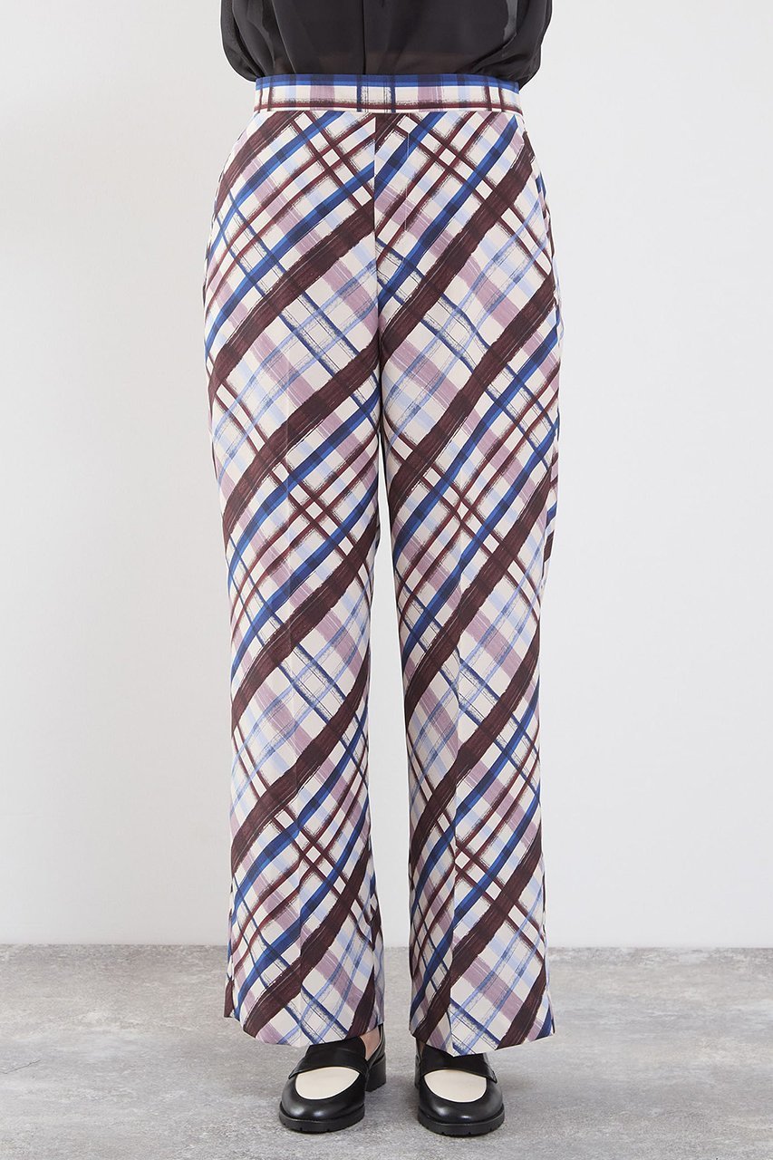 【マルティニーク/martinique】のcheckパンツ(セットアップ可) 人気、トレンドファッション・服の通販 founy(ファニー) 　ファッション　Fashion　レディースファッション　Fashion for Women　セットアップ　Matching Sets　レディースパンツ・ボトムス　Pants & Trousers / Bottoms　おすすめ　Recommended / Our Picks　シンプル　Simple, Minimal　ジョーゼット　Georgette, Semi-Sheer Fabric　ストレート　Straight, Straight Cut　セットアップ　Set-Up, Coordinated Outfit　チェック　Check, Plaid, Tartan　ノースリーブ　Sleeveless, No-Sleeve　バイアス　Bias, Diagonal Cut　フラット　Flat, Flat Shoes　フロント　Front, Front Design　リラックス　Relax, Relaxed Fit　新作・新入荷　New Arrivals / New In　other-8|ID: prp329100004602856 ipo3291000000032732770