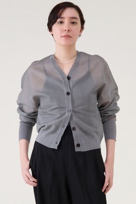 【マルティニーク/martinique】 シアーカーディガン人気、トレンドファッション・服の通販 founy(ファニー) ファッション Fashion レディースファッション Fashion for Women トップス・カットソー Cut & Sew Tops ニット Knit Tops & Sweaters カーディガン・羽織り Layered Style Cardigans おすすめ Recommended / Our Picks カーディガン Cardigan, Knitwear ミラノリブ Milano Rib, Milano Stitch 夏 Summer 新作・新入荷 New Arrivals / New In |ID:prp329100004602857