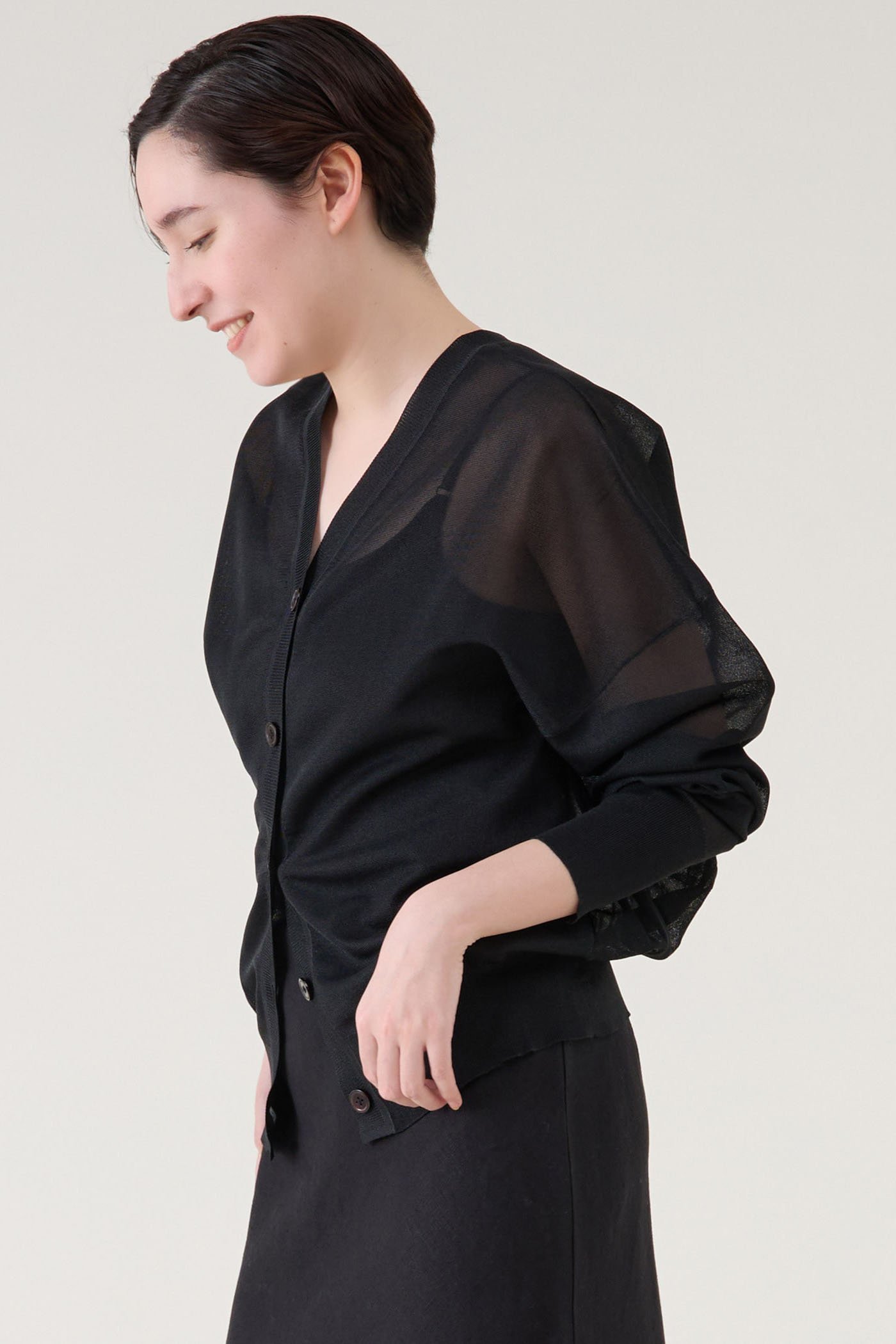 【マルティニーク/martinique】のシアーカーディガン 人気、トレンドファッション・服の通販 founy(ファニー) 　ファッション　Fashion　レディースファッション　Fashion for Women　トップス・カットソー　Cut & Sew Tops　ニット　Knit Tops & Sweaters　カーディガン・羽織り　Layered Style Cardigans　おすすめ　Recommended / Our Picks　カーディガン　Cardigan, Knitwear　ミラノリブ　Milano Rib, Milano Stitch　夏　Summer　新作・新入荷　New Arrivals / New In　other-2|ID: prp329100004602857 ipo3291000000032732775