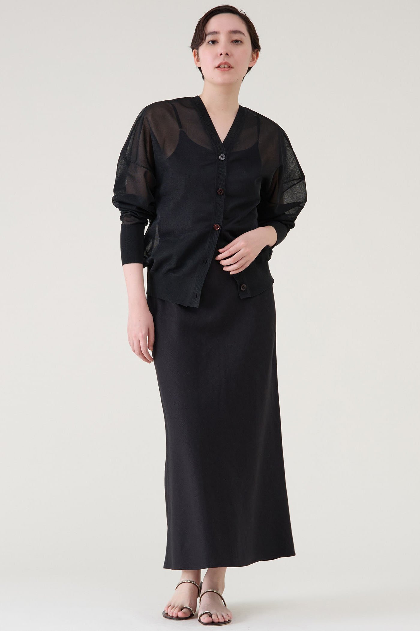 【マルティニーク/martinique】のシアーカーディガン 人気、トレンドファッション・服の通販 founy(ファニー) 　ファッション　Fashion　レディースファッション　Fashion for Women　トップス・カットソー　Cut & Sew Tops　ニット　Knit Tops & Sweaters　カーディガン・羽織り　Layered Style Cardigans　おすすめ　Recommended / Our Picks　カーディガン　Cardigan, Knitwear　ミラノリブ　Milano Rib, Milano Stitch　夏　Summer　新作・新入荷　New Arrivals / New In　other-5|ID: prp329100004602857 ipo3291000000032732778