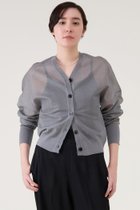 【マルティニーク/martinique】のシアーカーディガン シルバー|ID: prp329100004602857 ipo3291000000035342820