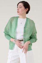 【マルティニーク/martinique】のシアーカーディガン グリーン|ID: prp329100004602857 ipo3291000000036118664