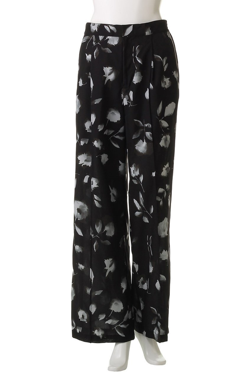 【マノフ/MANOF】のBLURRED FLOWER WIDE PANTS パンツ 人気、トレンドファッション・服の通販 founy(ファニー) 　ファッション　Fashion　レディースファッション　Fashion for Women　パンツ　Pants & Trousers　2025年　2025　2025-2026秋冬・A/W　Autumn/Winter 2025–26 AW25–26　クロップド　Cropped, Short Length　スポーティ　Sporty, Casual Athletic　パイピング　Piping, Trim Design　フラワー　Flower, Floral　モチーフ　Motif, Design Theme　ワイド　Wide, Wide Fit　A/W・秋冬　Autumn/Winter　other-2|ID: prp329100004603479 ipo3291000000032745567
