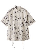 【マノフ/MANOF】のBLURRED FLOWER SHIRTS シャツ・ブラウス 人気、トレンドファッション・服の通販 founy(ファニー) ファッション Fashion レディースファッション Fashion for Women トップス・カットソー Cut & Sew Tops シャツ・ブラウス・オフィスカジュアル Elegant Blouses & Button-Ups 2025年 2025 2025-2026秋冬・A/W Autumn/Winter 2025–26 AW25–26 シェイプ Shape, Slim Fit ショート Short, Short Length スリーブ Sleeve, Long Sleeve / Short Sleeve パイピング Piping, Trim Design フラワー Flower, Floral フロント Front, Front Design ボックス Boxy, Box Shape モチーフ Motif, Design Theme A/W・秋冬 Autumn/Winter thumbnail IVORY|ID: prp329100004603480 ipo3291000000032745572