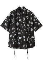 【マノフ/MANOF】のBLURRED FLOWER SHIRTS シャツ・ブラウス 人気、トレンドファッション・服の通販 founy(ファニー) ファッション Fashion レディースファッション Fashion for Women トップス・カットソー Cut & Sew Tops シャツ・ブラウス・オフィスカジュアル Elegant Blouses & Button-Ups 2025年 2025 2025-2026秋冬・A/W Autumn/Winter 2025–26 AW25–26 シェイプ Shape, Slim Fit ショート Short, Short Length スリーブ Sleeve, Long Sleeve / Short Sleeve パイピング Piping, Trim Design フラワー Flower, Floral フロント Front, Front Design ボックス Boxy, Box Shape モチーフ Motif, Design Theme A/W・秋冬 Autumn/Winter thumbnail BLACK|ID: prp329100004603480 ipo3291000000032745573