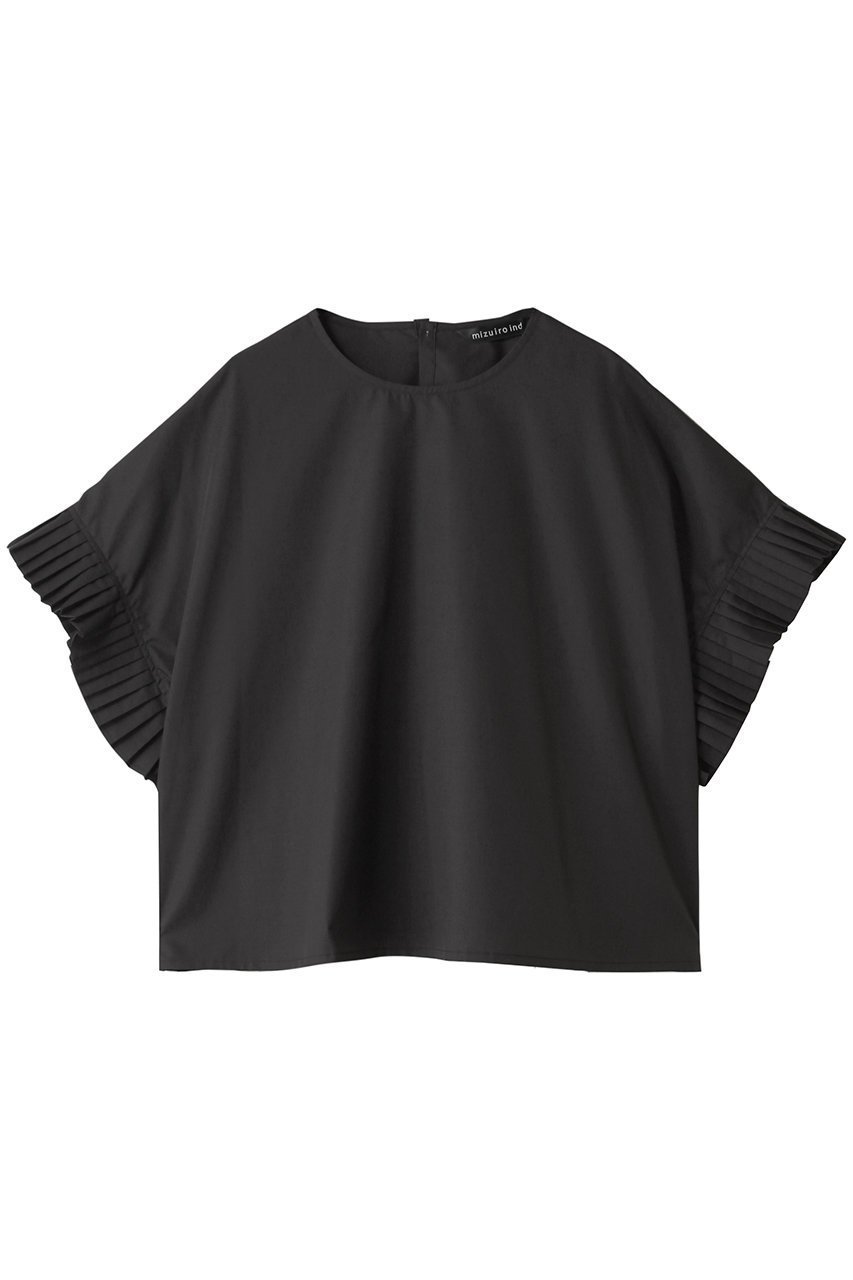 【ミズイロ インド/mizuiro ind】のpleats slv P/O プルオーバー 人気、トレンドファッション・服の通販 founy(ファニー) 　ファッション　Fashion　レディースファッション　Fashion for Women　トップス・カットソー　Cut & Sew Tops　シャツ・ブラウス・オフィスカジュアル　Elegant Blouses & Button-Ups　カジュアルプルオーバー・ニットトップス　Pullovers & Knit Tops / Casual Pullovers　ショート　Short, Short Length　スリーブ　Sleeve, Long Sleeve / Short Sleeve　プリーツ　Pleats, Pleated　エレガント 上品　Elegant　新作・新入荷　New Arrivals / New In　 other-1|ID: prp329100004603482 ipo3291000000032745645