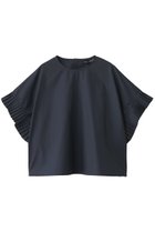 【ミズイロ インド/mizuiro ind】のpleats slv P/O プルオーバー 人気、トレンドファッション・服の通販 founy(ファニー) ファッション Fashion レディースファッション Fashion for Women トップス・カットソー Cut & Sew Tops シャツ・ブラウス・オフィスカジュアル Elegant Blouses & Button-Ups カジュアルプルオーバー・ニットトップス Pullovers & Knit Tops / Casual Pullovers ショート Short, Short Length スリーブ Sleeve, Long Sleeve / Short Sleeve プリーツ Pleats, Pleated エレガント 上品 Elegant thumbnail navy|ID: prp329100004603482 ipo3291000000033001895