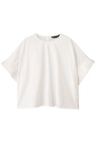 【ミズイロ インド/mizuiro ind】のpleats slv P/O プルオーバー 人気、トレンドファッション・服の通販 founy(ファニー) ファッション Fashion レディースファッション Fashion for Women トップス・カットソー Cut & Sew Tops シャツ・ブラウス・オフィスカジュアル Elegant Blouses & Button-Ups カジュアルプルオーバー・ニットトップス Pullovers & Knit Tops / Casual Pullovers ショート Short, Short Length スリーブ Sleeve, Long Sleeve / Short Sleeve プリーツ Pleats, Pleated エレガント 上品 Elegant thumbnail off white|ID: prp329100004603482 ipo3291000000033048704