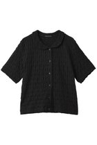 【ミズイロ インド/mizuiro ind】のstretch lace round collar shirt シャツ 人気、トレンドファッション・服の通販 founy(ファニー) ファッション Fashion レディースファッション Fashion for Women トップス・カットソー Cut & Sew Tops シャツ・ブラウス・オフィスカジュアル Elegant Blouses & Button-Ups コンパクト Compact, Small Size シアー Sheer, See-Through ショート Short, Short Length ストレッチ Stretch, Stretchy Fabric スリーブ Sleeve, Long Sleeve / Short Sleeve ラウンド Round, Round Neck レース Lace, Lace Fabric エレガント 上品 Elegant 新作・新入荷 New Arrivals / New In thumbnail black|ID: prp329100004603483 ipo3291000000032745652