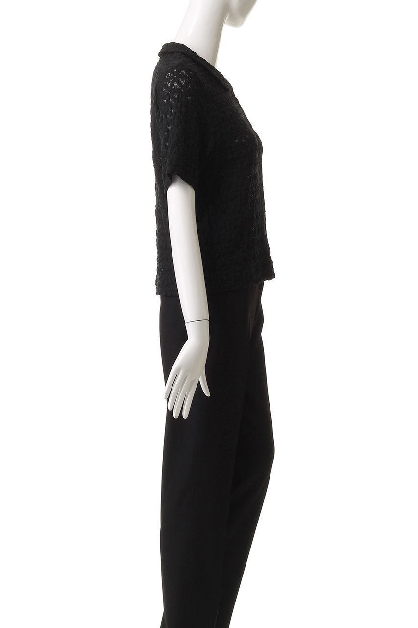 【ミズイロ インド/mizuiro ind】のstretch lace round collar shirt シャツ 人気、トレンドファッション・服の通販 founy(ファニー) 　ファッション　Fashion　レディースファッション　Fashion for Women　トップス・カットソー　Cut & Sew Tops　シャツ・ブラウス・オフィスカジュアル　Elegant Blouses & Button-Ups　コンパクト　Compact, Small Size　シアー　Sheer, See-Through　ショート　Short, Short Length　ストレッチ　Stretch, Stretchy Fabric　スリーブ　Sleeve, Long Sleeve / Short Sleeve　ラウンド　Round, Round Neck　レース　Lace, Lace Fabric　エレガント 上品　Elegant　新作・新入荷　New Arrivals / New In　other-3|ID: prp329100004603483 ipo3291000000032745654