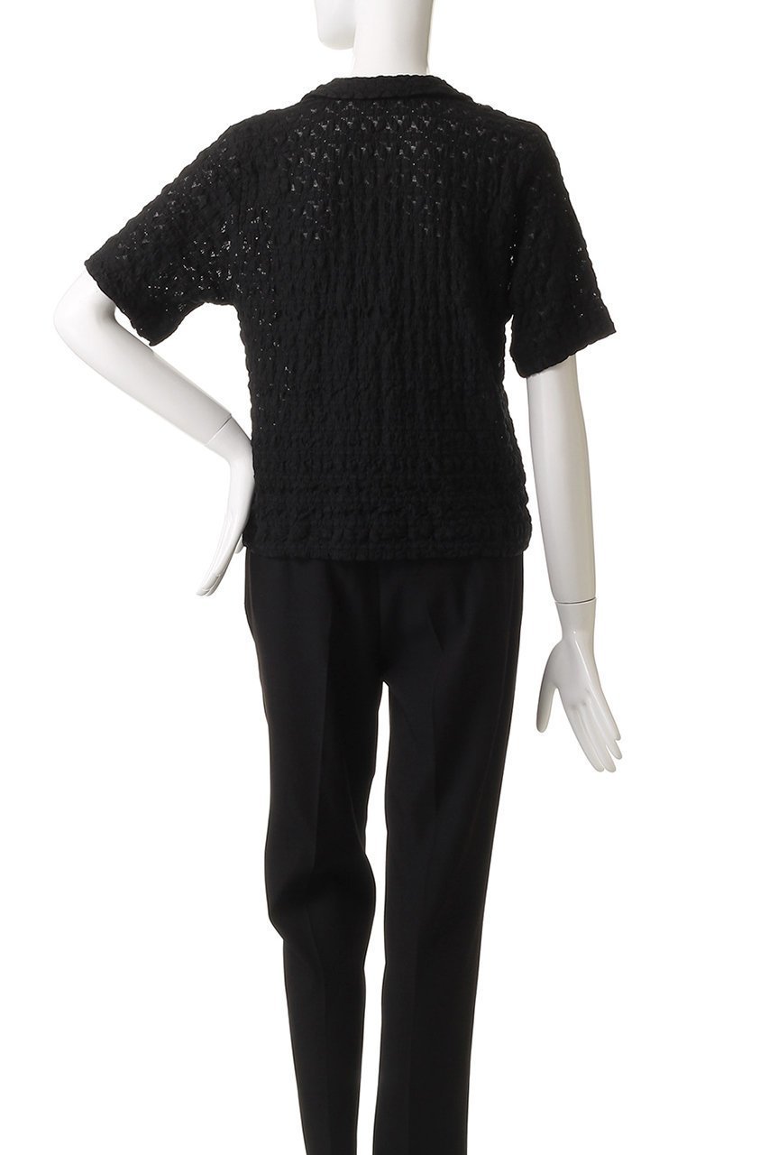 【ミズイロ インド/mizuiro ind】のstretch lace round collar shirt シャツ 人気、トレンドファッション・服の通販 founy(ファニー) 　ファッション　Fashion　レディースファッション　Fashion for Women　トップス・カットソー　Cut & Sew Tops　シャツ・ブラウス・オフィスカジュアル　Elegant Blouses & Button-Ups　コンパクト　Compact, Small Size　シアー　Sheer, See-Through　ショート　Short, Short Length　ストレッチ　Stretch, Stretchy Fabric　スリーブ　Sleeve, Long Sleeve / Short Sleeve　ラウンド　Round, Round Neck　レース　Lace, Lace Fabric　エレガント 上品　Elegant　新作・新入荷　New Arrivals / New In　other-4|ID: prp329100004603483 ipo3291000000032745655