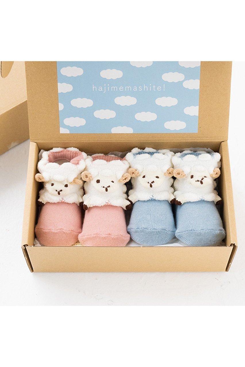 【ポプキンズ/POMPKINS / KIDS】の【BABY】POP UP SOX ギフトボックスセット ねこ XS(9-12cm) 人気、トレンドファッション・服の通販 founy(ファニー) 　ファッション　Fashion　キッズファッション　Fashion for Kids　キャラクター　Character, Licensed Characters　ギフト プレゼント　Gift / Present　ソックス　Socks, Hosiery　ベビー　Baby, Babywear　ボックス　Boxy, Box Shape　リボン　Ribbon, Bow　人気　Popular, Best Seller　日本製　Made In Japan　other-2|ID: prp329100004603485 ipo3291000000036191900