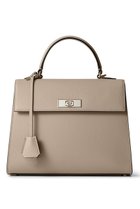 【ボナベンチュラ/BONAVENTURA】の【UNISEX】ヴィットーリア トップハンドルバッグ スモール グレージュ×ベイビーピンク|ID:prp329100004604136