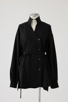【リムアーク/RIM.ARK】のStand collar JK like SH/シャツ 人気、トレンドファッション・服の通販 founy(ファニー) ファッション Fashion レディースファッション Fashion for Women トップス・カットソー Cut & Sew Tops シャツ・ブラウス・オフィスカジュアル Elegant Blouses & Button-Ups ジャケット Jacket, Outerwear スリーブ Sleeve, Long Sleeve / Short Sleeve ミドル Middle Length, Mid Height ロング Long, Long-Length ワーク Workwear, Utility Style 新作・新入荷 New Arrivals / New In 旅行 Travel thumbnail ブラック|ID: prp329100004604137 ipo3291000000032756422