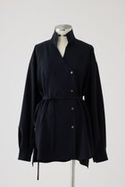【リムアーク/RIM.ARK】のStand collar JK like SH/シャツ 人気、トレンドファッション・服の通販 founy(ファニー) ファッション Fashion レディースファッション Fashion for Women トップス・カットソー Cut & Sew Tops シャツ・ブラウス・オフィスカジュアル Elegant Blouses & Button-Ups ジャケット Jacket, Outerwear スリーブ Sleeve, Long Sleeve / Short Sleeve ミドル Middle Length, Mid Height ロング Long, Long-Length ワーク Workwear, Utility Style 新作・新入荷 New Arrivals / New In 旅行 Travel thumbnail ネイビー|ID: prp329100004604137 ipo3291000000032756423