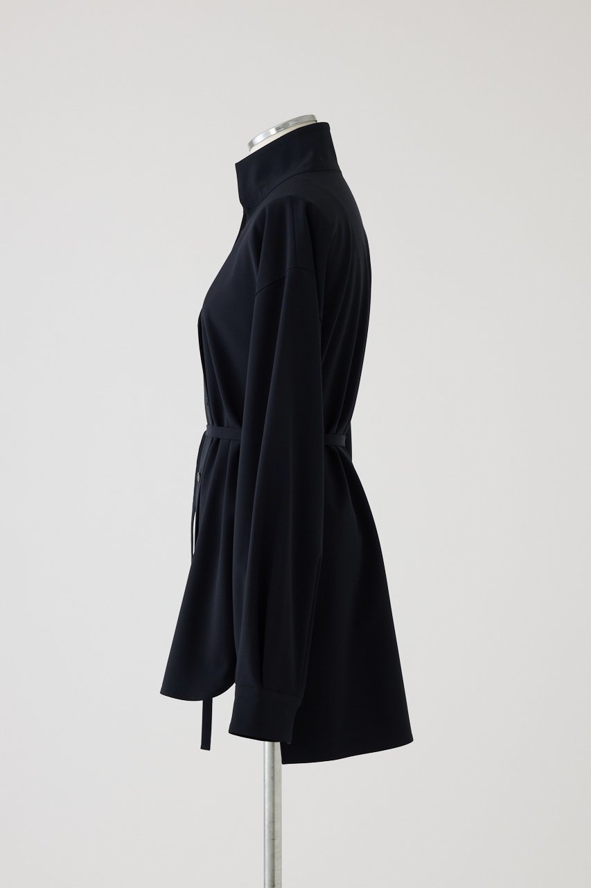 【リムアーク/RIM.ARK】のStand collar JK like SH/シャツ 人気、トレンドファッション・服の通販 founy(ファニー) 　ファッション　Fashion　レディースファッション　Fashion for Women　トップス・カットソー　Cut & Sew Tops　シャツ・ブラウス・オフィスカジュアル　Elegant Blouses & Button-Ups　ジャケット　Jacket, Outerwear　スリーブ　Sleeve, Long Sleeve / Short Sleeve　ミドル　Middle Length, Mid Height　ロング　Long, Long-Length　ワーク　Workwear, Utility Style　新作・新入荷　New Arrivals / New In　旅行　Travel　other-3|ID: prp329100004604137 ipo3291000000032756425