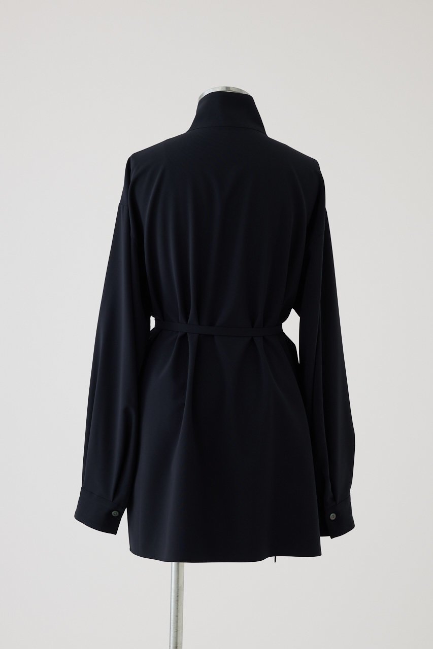 【リムアーク/RIM.ARK】のStand collar JK like SH/シャツ 人気、トレンドファッション・服の通販 founy(ファニー) 　ファッション　Fashion　レディースファッション　Fashion for Women　トップス・カットソー　Cut & Sew Tops　シャツ・ブラウス・オフィスカジュアル　Elegant Blouses & Button-Ups　ジャケット　Jacket, Outerwear　スリーブ　Sleeve, Long Sleeve / Short Sleeve　ミドル　Middle Length, Mid Height　ロング　Long, Long-Length　ワーク　Workwear, Utility Style　新作・新入荷　New Arrivals / New In　旅行　Travel　other-4|ID: prp329100004604137 ipo3291000000032756426