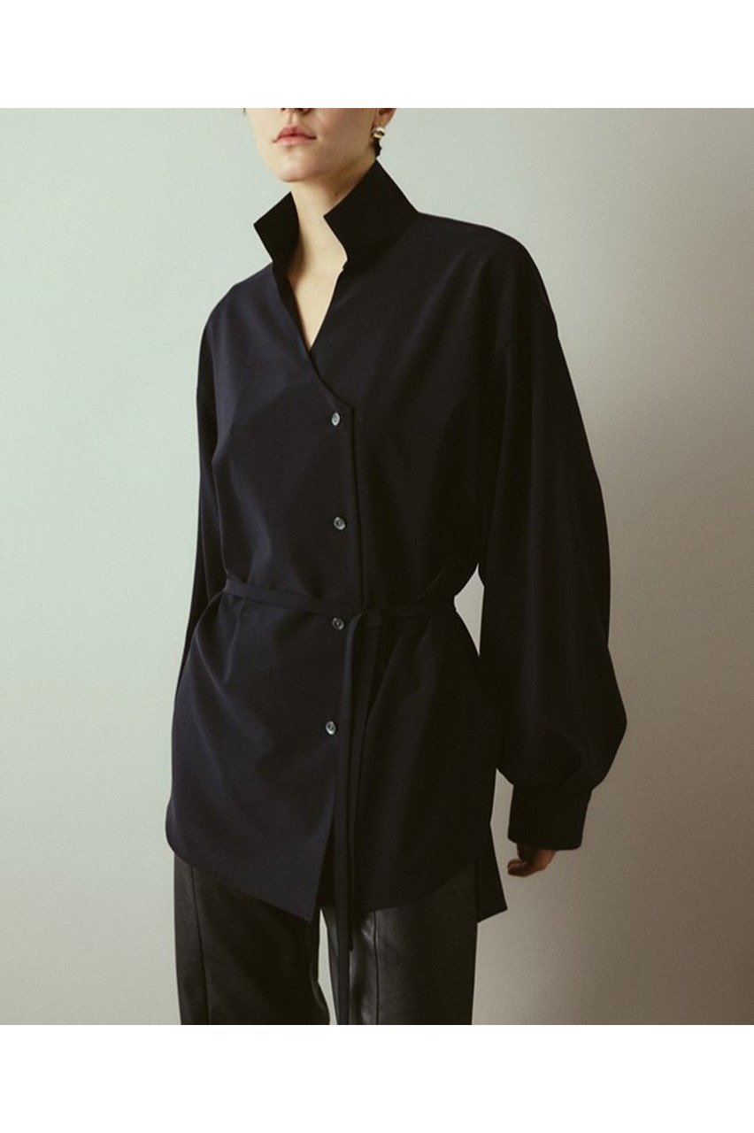 【リムアーク/RIM.ARK】のStand collar JK like SH/シャツ 人気、トレンドファッション・服の通販 founy(ファニー) 　ファッション　Fashion　レディースファッション　Fashion for Women　トップス・カットソー　Cut & Sew Tops　シャツ・ブラウス・オフィスカジュアル　Elegant Blouses & Button-Ups　ジャケット　Jacket, Outerwear　スリーブ　Sleeve, Long Sleeve / Short Sleeve　ミドル　Middle Length, Mid Height　ロング　Long, Long-Length　ワーク　Workwear, Utility Style　新作・新入荷　New Arrivals / New In　旅行　Travel　other-7|ID: prp329100004604137 ipo3291000000032756429