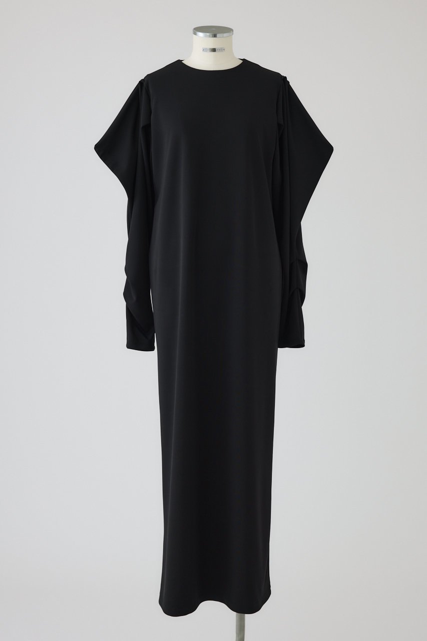 【リムアーク/RIM.ARK】のDrape sleeve cut dress/ドレス 人気、トレンドファッション・服の通販 founy(ファニー) 　ファッション　Fashion　レディースファッション　Fashion for Women　ワンピース　Dresses　フォーマル・パーティードレス・結婚式用ドレス　Elegant & Casual Dresses　チュニック　Tunic Tops & Dresses　チュニック　Tunic, Long Top　ドレス　Dress, One-Piece　ドレープ　Drape, Draping Fabric　ロング　Long, Long-Length　新作・新入荷　New Arrivals / New In　 other-1|ID: prp329100004604138 ipo3291000000032756430