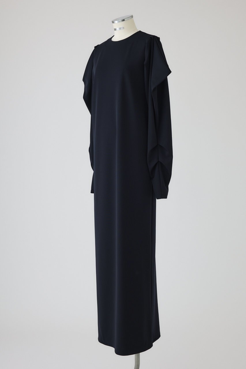 【リムアーク/RIM.ARK】のDrape sleeve cut dress/ドレス 人気、トレンドファッション・服の通販 founy(ファニー) 　ファッション　Fashion　レディースファッション　Fashion for Women　ワンピース　Dresses　フォーマル・パーティードレス・結婚式用ドレス　Elegant & Casual Dresses　チュニック　Tunic Tops & Dresses　チュニック　Tunic, Long Top　ドレス　Dress, One-Piece　ドレープ　Drape, Draping Fabric　ロング　Long, Long-Length　新作・新入荷　New Arrivals / New In　other-2|ID: prp329100004604138 ipo3291000000032756433