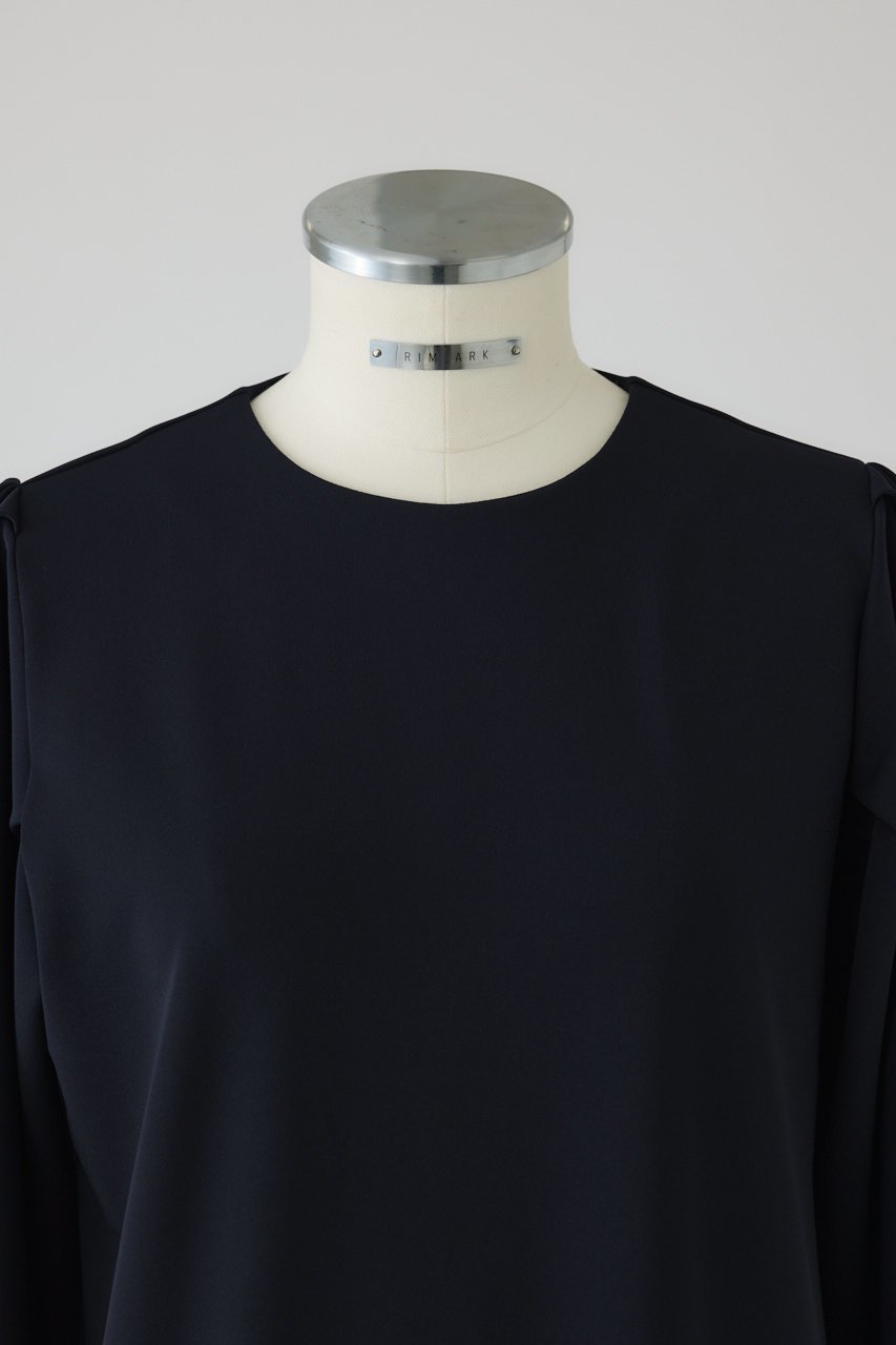 【リムアーク/RIM.ARK】のDrape sleeve cut dress/ドレス 人気、トレンドファッション・服の通販 founy(ファニー) 　ファッション　Fashion　レディースファッション　Fashion for Women　ワンピース　Dresses　フォーマル・パーティードレス・結婚式用ドレス　Elegant & Casual Dresses　チュニック　Tunic Tops & Dresses　チュニック　Tunic, Long Top　ドレス　Dress, One-Piece　ドレープ　Drape, Draping Fabric　ロング　Long, Long-Length　新作・新入荷　New Arrivals / New In　other-5|ID: prp329100004604138 ipo3291000000032756436