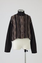 【リムアーク/RIM.ARK】のDifferent surfaces knit CD/ニットカーディガン 人気、トレンドファッション・服の通販 founy(ファニー) ファッション Fashion レディースファッション Fashion for Women トップス・カットソー Cut & Sew Tops ニット Knit Tops & Sweaters カーディガン・羽織り Layered Style Cardigans カーディガン Cardigan, Knitwear スタンド Stand Collar, Upright Stand バランス Balance, Style Balance ヴィンテージ Vintage Style 定番 Standard, Basic Item 新作・新入荷 New Arrivals / New In thumbnail ブラウン|ID: prp329100004604140 ipo3291000000032756451