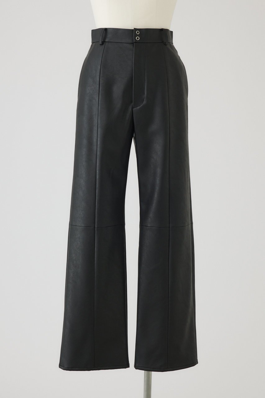 【リムアーク/RIM.ARK】のLeather like PT/パンツ 人気、トレンドファッション・服の通販 founy(ファニー) 　ファッション　Fashion　レディースファッション　Fashion for Women　パンツ　Pants & Trousers　バランス　Balance, Style Balance　マニッシュ　Mannish, Boyish　新作・新入荷　New Arrivals / New In　 other-1|ID: prp329100004604141 ipo3291000000032756460