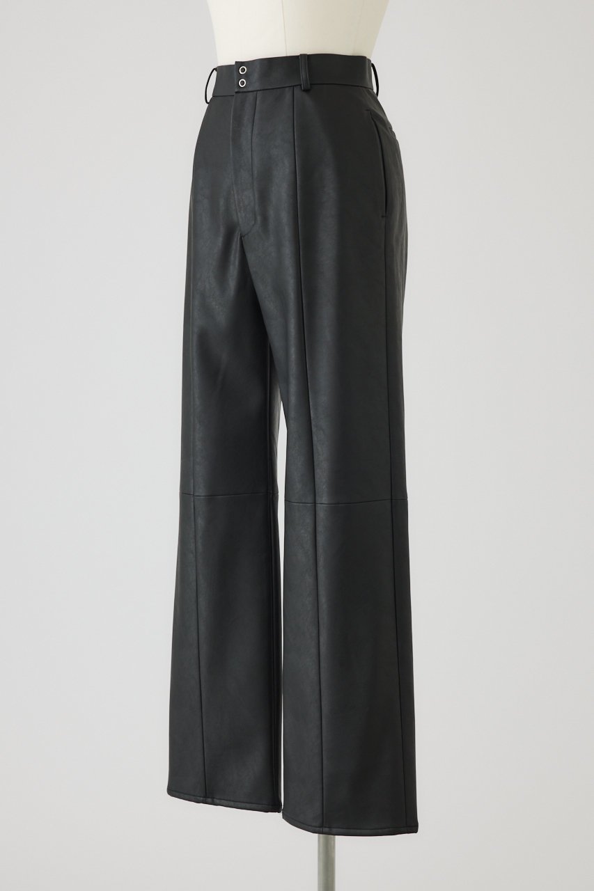 【リムアーク/RIM.ARK】のLeather like PT/パンツ 人気、トレンドファッション・服の通販 founy(ファニー) 　ファッション　Fashion　レディースファッション　Fashion for Women　パンツ　Pants & Trousers　バランス　Balance, Style Balance　マニッシュ　Mannish, Boyish　新作・新入荷　New Arrivals / New In　other-2|ID: prp329100004604141 ipo3291000000032756462