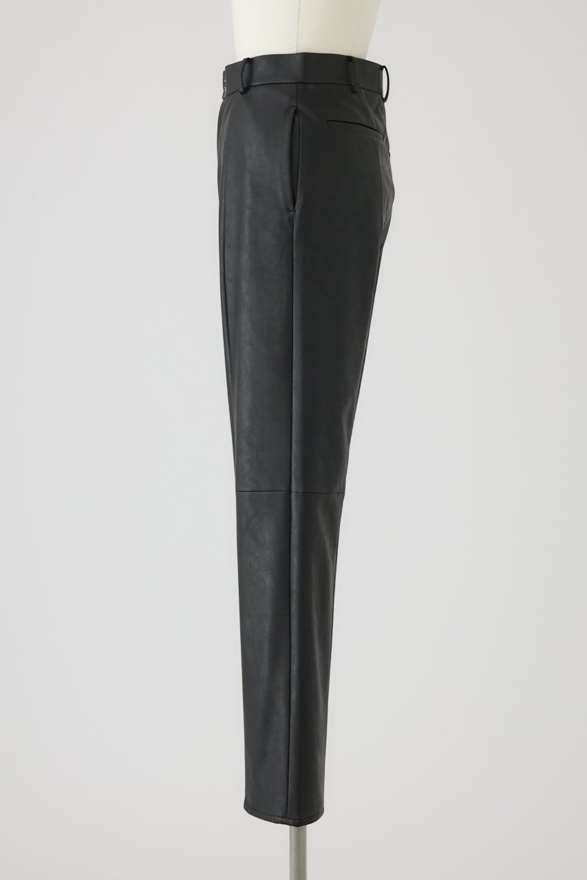 【リムアーク/RIM.ARK】のLeather like PT/パンツ 人気、トレンドファッション・服の通販 founy(ファニー) 　ファッション　Fashion　レディースファッション　Fashion for Women　パンツ　Pants & Trousers　バランス　Balance, Style Balance　マニッシュ　Mannish, Boyish　新作・新入荷　New Arrivals / New In　other-3|ID: prp329100004604141 ipo3291000000032756463