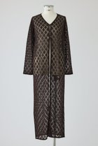 【リムアーク/RIM.ARK】のLace knit gown/ニット 人気、トレンドファッション・服の通販 founy(ファニー) ファッション Fashion レディースファッション Fashion for Women トップス・カットソー Cut & Sew Tops ニット Knit Tops & Sweaters カジュアルプルオーバー・ニットトップス Pullovers & Knit Tops / Casual Pullovers おすすめ Recommended / Our Picks インナー Innerwear ガウン Gown, Robe シンプル Simple, Minimal フロント Front, Front Design ロング Long, Long-Length 新作・新入荷 New Arrivals / New In thumbnail ブラウン|ID: prp329100004604144 ipo3291000000032756487