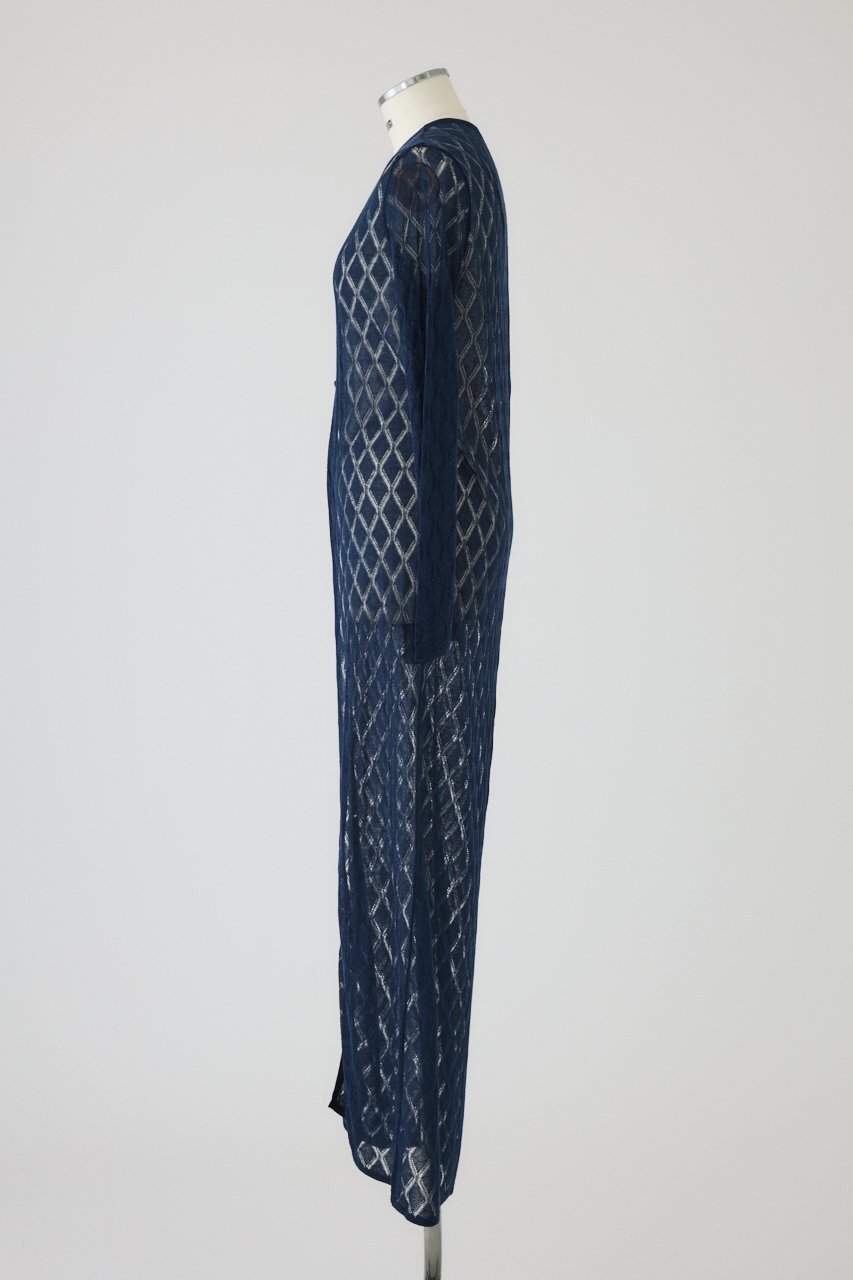 【リムアーク/RIM.ARK】のLace knit gown/ニット 人気、トレンドファッション・服の通販 founy(ファニー) 　ファッション　Fashion　レディースファッション　Fashion for Women　トップス・カットソー　Cut & Sew Tops　ニット　Knit Tops & Sweaters　カジュアルプルオーバー・ニットトップス　Pullovers & Knit Tops / Casual Pullovers　おすすめ　Recommended / Our Picks　インナー　Innerwear　ガウン　Gown, Robe　シンプル　Simple, Minimal　フロント　Front, Front Design　ロング　Long, Long-Length　新作・新入荷　New Arrivals / New In　other-3|ID: prp329100004604144 ipo3291000000032756493