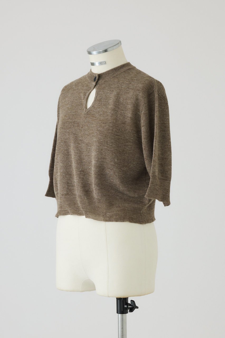 【リムアーク/RIM.ARK】のFront oval compact tops/トップス 人気、トレンドファッション・服の通販 founy(ファニー) 　ファッション　Fashion　レディースファッション　Fashion for Women　トップス・カットソー　Cut & Sew Tops　ニット　Knit Tops & Sweaters　カジュアルプルオーバー・ニットトップス　Pullovers & Knit Tops / Casual Pullovers　オーバル　Oval Design　シンプル　Simple, Minimal　フィット　Fit, Slim Fit　フロント　Front, Front Design　リラックス　Relax, Relaxed Fit　エレガント 上品　Elegant　新作・新入荷　New Arrivals / New In　other-2|ID: prp329100004604146 ipo3291000000032756507
