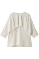 【デザイン ワークス/DESIGN WORKS】のケープブラウス 人気、トレンドファッション・服の通販 founy(ファニー) ファッション Fashion レディースファッション Fashion for Women トップス・カットソー Cut & Sew Tops シャツ・ブラウス・オフィスカジュアル Elegant Blouses & Button-Ups サテン Satin, Glossy Fabric ショート Short, Short Length ストレッチ Stretch, Stretchy Fabric スリーブ Sleeve, Long Sleeve / Short Sleeve 再入荷 Restock / Back in Stock 夏 Summer 春 Spring S/S・春夏 SS, Spring/Summer, Warm Season |ID:prp329100004604743
