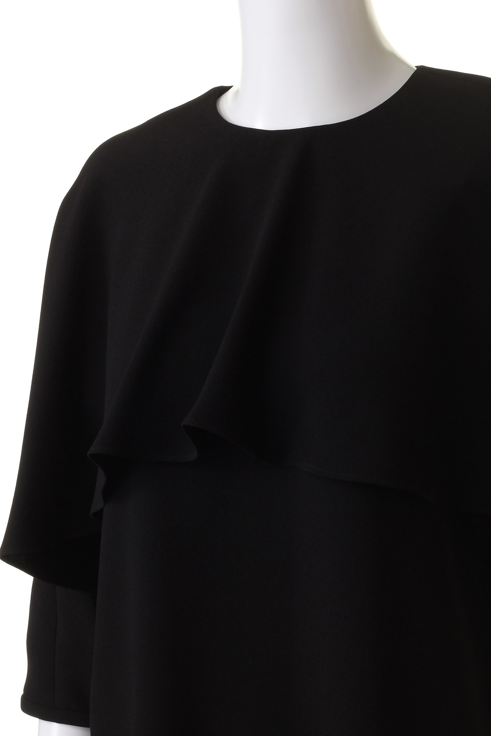 【デザイン ワークス/DESIGN WORKS】のケープブラウス 人気、トレンドファッション・服の通販 founy(ファニー) 　ファッション　Fashion　レディースファッション　Fashion for Women　トップス・カットソー　Cut & Sew Tops　シャツ・ブラウス・オフィスカジュアル　Elegant Blouses & Button-Ups　サテン　Satin, Glossy Fabric　ショート　Short, Short Length　ストレッチ　Stretch, Stretchy Fabric　スリーブ　Sleeve, Long Sleeve / Short Sleeve　再入荷　Restock / Back in Stock　夏　Summer　春　Spring　S/S・春夏　SS, Spring/Summer, Warm Season　other-5|ID: prp329100004604743 ipo3291000000032769040