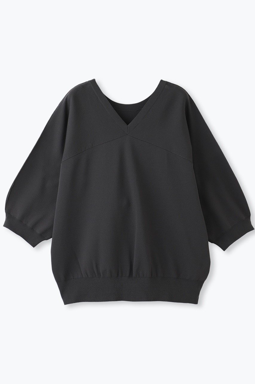 【レリル/lelill】のハイテク2WAY H/Sプルオーバー インテリア・キッズ・メンズ・レディースファッション・服の通販 founy(ファニー) 　ファッション　Fashion　レディースファッション　Fashion for Women　トップス・カットソー　Cut & Sew Tops　シャツ・ブラウス・オフィスカジュアル　Elegant Blouses & Button-Ups　カジュアルプルオーバー・ニットトップス　Pullovers & Knit Tops / Casual Pullovers　おすすめ　Recommended / Our Picks　サマー　Summer, Summer Style　ショート　Short, Short Length　スリーブ　Sleeve, Long Sleeve / Short Sleeve　再入荷　Restock / Back in Stock　半袖　Short Sleeve, Half Sleeve　夏　Summer　洗える　Machine Washable　チャコール|ID: prp329100004604756 ipo3291000000032769264