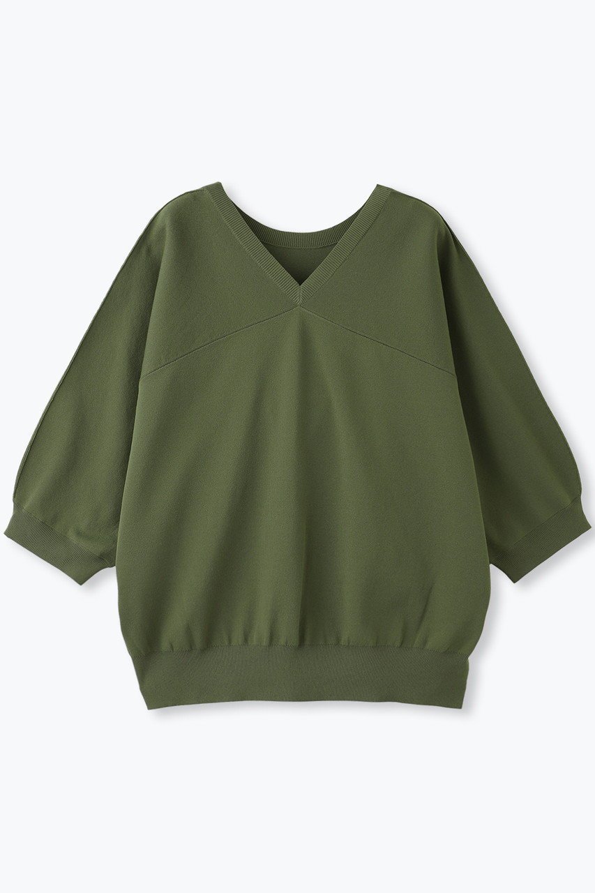 【レリル/lelill】のハイテク2WAY H/Sプルオーバー インテリア・キッズ・メンズ・レディースファッション・服の通販 founy(ファニー) 　ファッション　Fashion　レディースファッション　Fashion for Women　トップス・カットソー　Cut & Sew Tops　シャツ・ブラウス・オフィスカジュアル　Elegant Blouses & Button-Ups　カジュアルプルオーバー・ニットトップス　Pullovers & Knit Tops / Casual Pullovers　おすすめ　Recommended / Our Picks　サマー　Summer, Summer Style　ショート　Short, Short Length　スリーブ　Sleeve, Long Sleeve / Short Sleeve　再入荷　Restock / Back in Stock　半袖　Short Sleeve, Half Sleeve　夏　Summer　洗える　Machine Washable　グリーン|ID: prp329100004604756 ipo3291000000032769265