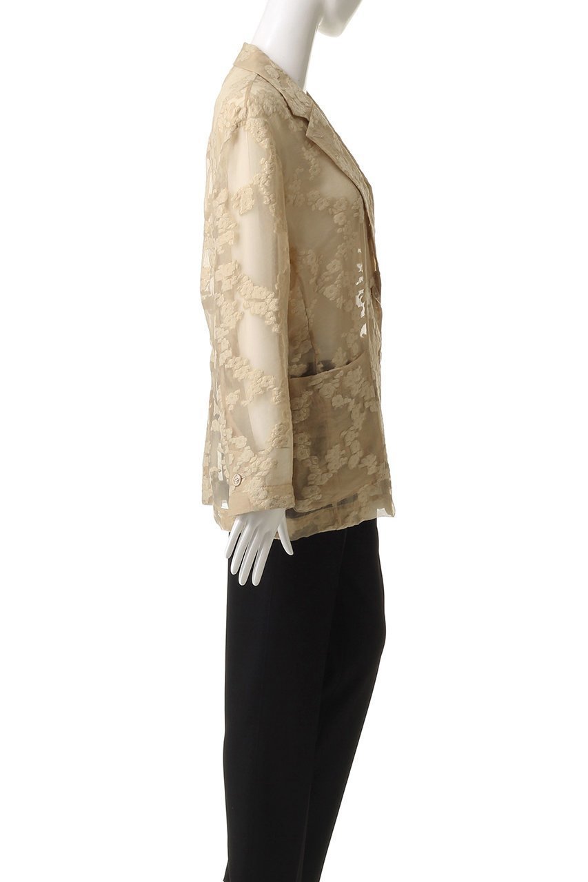 【クラネ/CLANE】のFLOWER SHEER JACQUARD JACKET/ジャケット 人気、トレンドファッション・服の通販 founy(ファニー) 　ファッション　Fashion　レディースファッション　Fashion for Women　アウター　Coat / Outerwear Collection　レディースジャケット・軽アウター　Jackets　ジャカード／ジャガード　Jacquard, Woven Pattern　ジャケット　Jacket, Outerwear　スタンド　Stand Collar, Upright Stand　パーティ　Party, Party Style　夏　Summer　other-3|ID: prp329100004604764 ipo3291000000036118936
