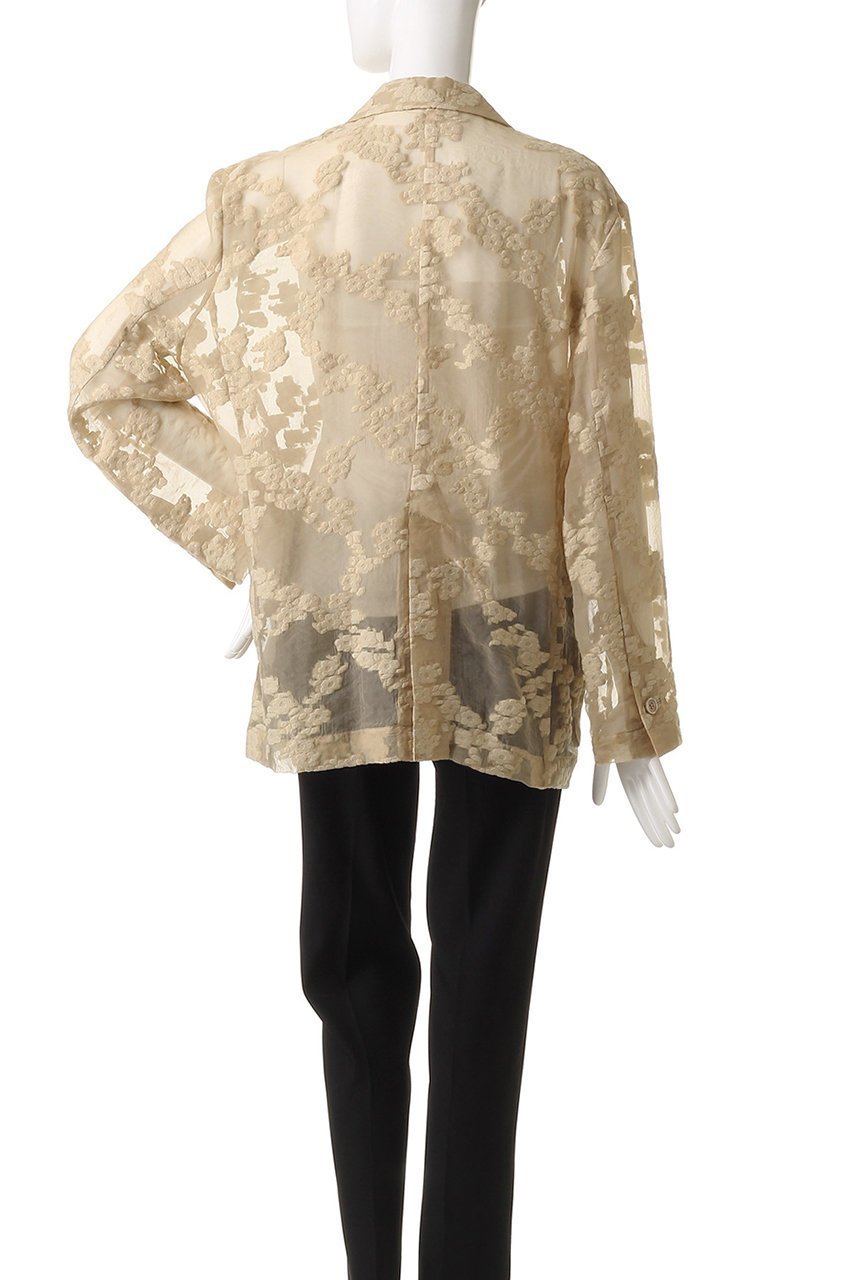 【クラネ/CLANE】のFLOWER SHEER JACQUARD JACKET/ジャケット 人気、トレンドファッション・服の通販 founy(ファニー) 　ファッション　Fashion　レディースファッション　Fashion for Women　アウター　Coat / Outerwear Collection　レディースジャケット・軽アウター　Jackets　ジャカード／ジャガード　Jacquard, Woven Pattern　ジャケット　Jacket, Outerwear　スタンド　Stand Collar, Upright Stand　パーティ　Party, Party Style　夏　Summer　other-4|ID: prp329100004604764 ipo3291000000036118938