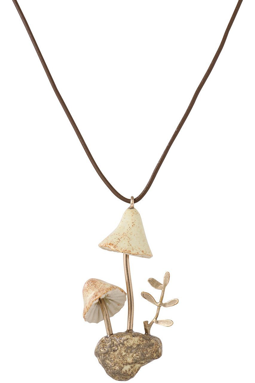 【プレインピープル/PLAIN PEOPLE】の【RENARD BIJOUX】ネックレス MASHROOMS インテリア・キッズ・メンズ・レディースファッション・服の通販 founy(ファニー) 　ファッション　Fashion　レディースファッション　Fashion for Women　ジュエリー　Jewelry　ネックレス　Necklaces & Pendants　2025年　2025　2025-2026秋冬・A/W　Autumn/Winter 2025–26 AW25–26　ネックレス　Necklace, Pendant Necklace　パーティ　Party, Party Style　モチーフ　Motif, Design Theme　A/W・秋冬　Autumn/Winter　キナリ|ID: prp329100004604772 ipo3291000000032769552