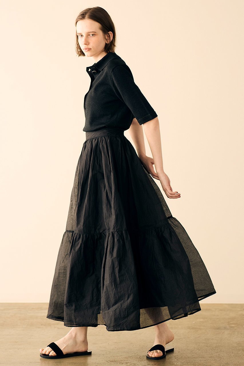 【マリリンムーン/MARILYN MOON】のシアースターチドコットンギャザースカート 人気、トレンドファッション・服の通販 founy(ファニー) 　ファッション　Fashion　レディースファッション　Fashion for Women　スカート　Skirts　ロングスカート　Long Skirts / Maxi & Midi Skirts　インド　Indian Textile　ギャザー　Gathered, Ruffled　シアー　Sheer, See-Through　ティアード　Tiered, Tiered Style　ティアードスカート　Tiered Skirt, Flounced Skirt　モダン　Modern, Contemporary　リゾート　Resort, Vacation Style　ロング　Long, Long-Length　other-6|ID: prp329100004604776 ipo3291000000035981845