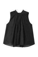 【マリリンムーン/MARILYN MOON】の前後2wayシアースターチドコットンギャザーブラウス 人気、トレンドファッション・服の通販 founy(ファニー) ファッション Fashion レディースファッション Fashion for Women トップス・カットソー Cut & Sew Tops キャミソール&ノースリーブ Camisoles & Sleeveless Tops シャツ・ブラウス・オフィスカジュアル Elegant Blouses & Button-Ups インド Indian Textile ギャザー Gathered, Ruffled シアー Sheer, See-Through シャーリング Shirring, Ruched ノースリーブ Sleeveless, No-Sleeve フリル Frill, Ruffle フレア Flare, Flared モダン Modern, Contemporary リゾート Resort, Vacation Style リュクス Luxury, Elegant, High-End, Chic |ID:prp329100004604778