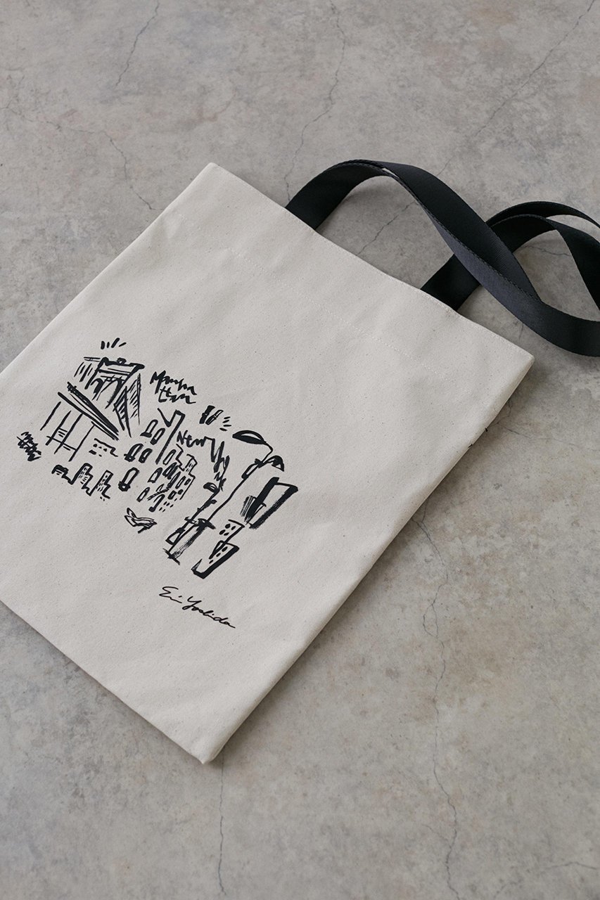 【ヒューエルミュージアム/hueLe Museum】の【hLM】EriYoshida プリントBAG インテリア・キッズ・メンズ・レディースファッション・服の通販 founy(ファニー) 　ファッション　Fashion　レディースファッション　Fashion for Women　バッグ　Bags　シンプル　Simple, Minimal　プリント　Print, Printed Pattern　ブラック|ID: prp329100004604791 ipo3291000000032770083