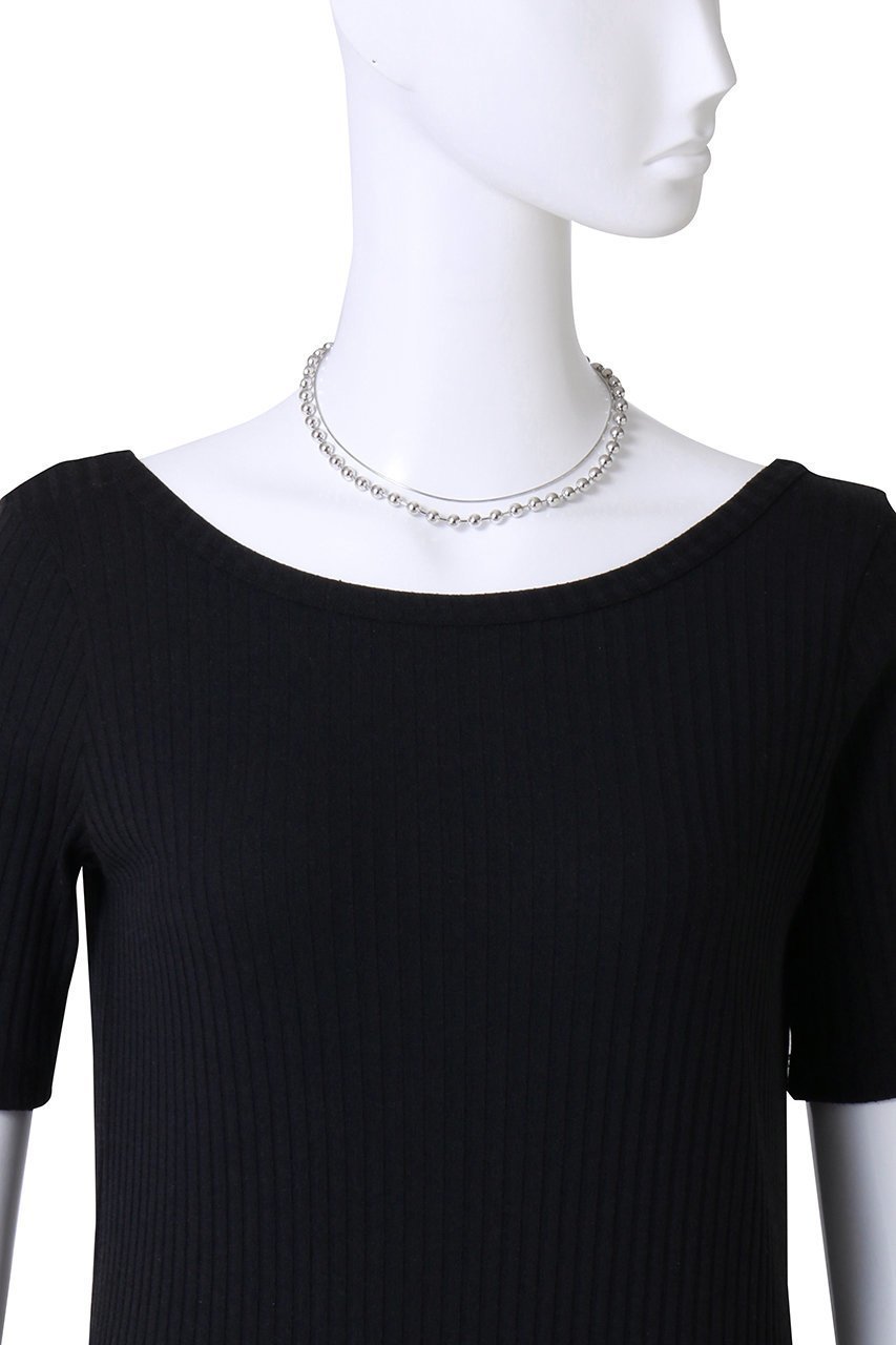 【ランバン オン ブルー/LANVIN en Bleu】のボールチェーンネックレス 人気、トレンドファッション・服の通販 founy(ファニー) 　ファッション　Fashion　レディースファッション　Fashion for Women　ジュエリー　Jewelry　ネックレス　Necklaces & Pendants　クール　Cool, Chic　シルバー　Silver, Metallic Silver　シンプル　Simple, Minimal　チェーン　Chain, Chain Strap　ネックレス　Necklace, Pendant Necklace　エレガント 上品　Elegant　other-2|ID: prp329100004604798 ipo3291000000032770218